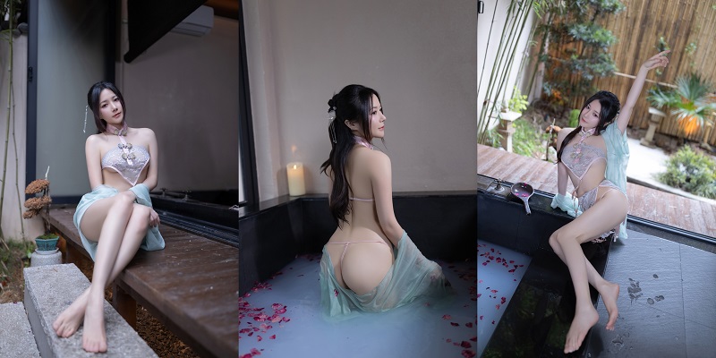 鱼子酱Fish – 花瓣浴 – 2024.04.19 NO.8428  [120P 1.08GB]-御龙图社